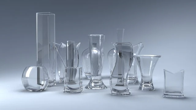 a set of 13 vases 3D Model .c4d .max .obj .3ds .fbx .stl .blend 