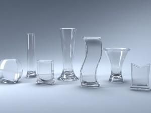 a set of 13 vases 3D मॉडल