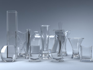 a set of 13 vases 3D मॉडल