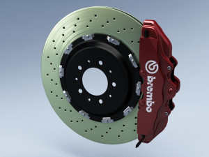 brembo brake system Modèle 3D