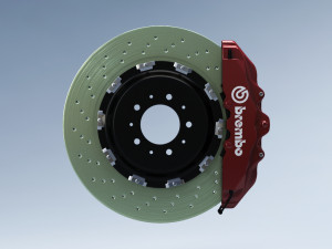 brembo brake system 3D 模型