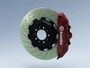 sistema de freio brembo Modelo 3D