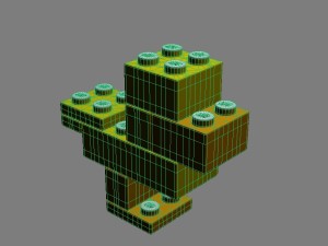 set of lego blocks 3D Model