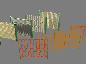 огорожі 3D Модель