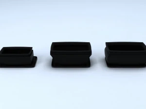 bonsai pots 3D Model