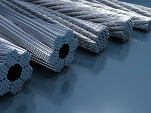 cordas de a&ccedil;o Modelo 3D