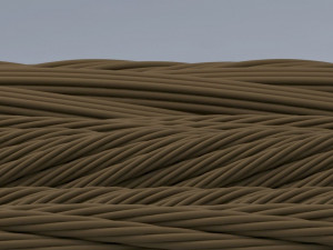 steel ropes 3D Модель