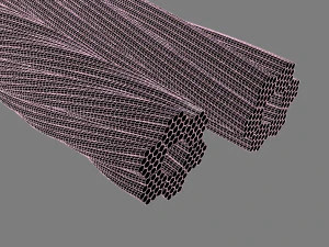 cordas de a&ccedil;o Modelo 3D