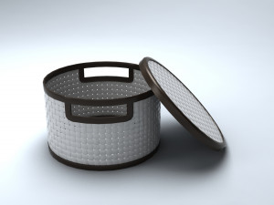 round basket 3D 모델