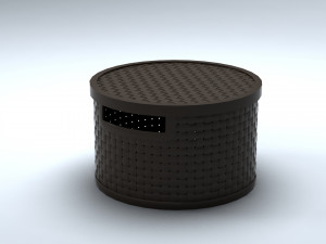 round basket 3D 모델