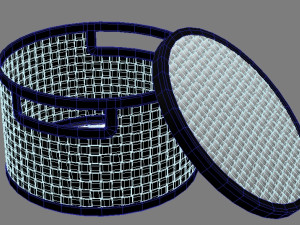 round basket 3D 모델