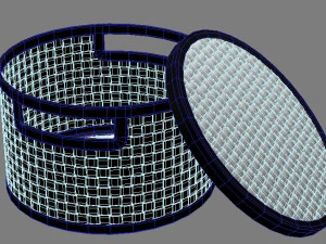 round basket 3D Model