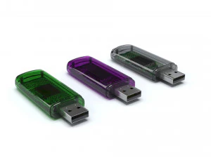 usb flash drive 3D Model