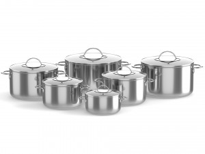 cooking pots Modello 3D