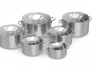 cooking pots Modelo 3D