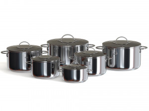 cooking pots Modelo 3D