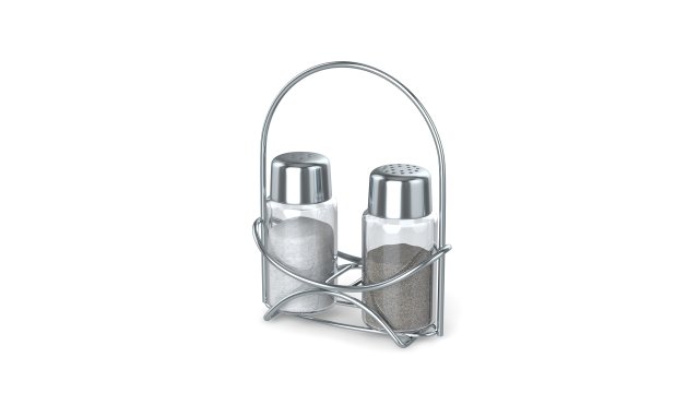 salt and pepper 3D Модель .c4d .max .obj .3ds .fbx .stl .blend 