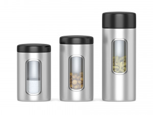 kitchen containers Modelo 3D