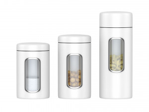 kitchen containers 3D Модель