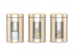 kitchen containers 3D Модель