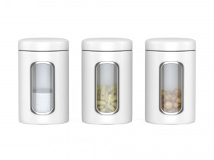 kitchen containers 3D Модель