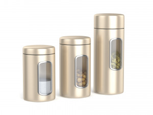 kitchen containers 3D Модель