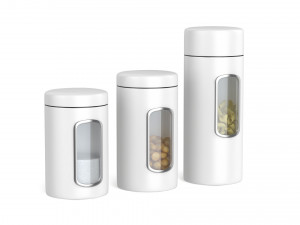 kitchen containers 3D Модель
