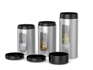 kitchen containers 3D Модель