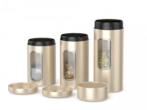 kitchen containers 3D Model