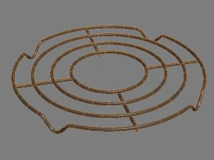 平底锅支架 3D 模型