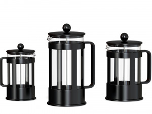 french press Model 3D