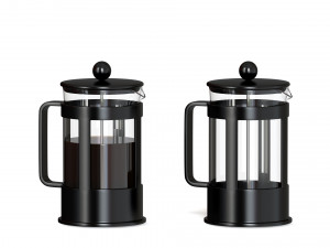 french press Model 3D