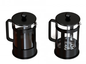 french press Model 3D