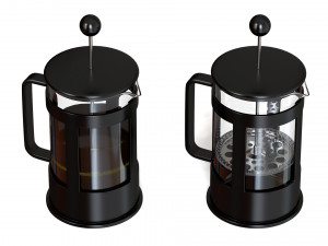 french press Model 3D