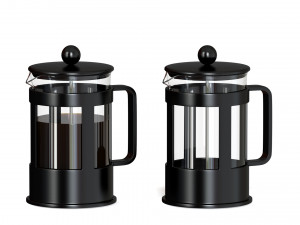 french press Model 3D