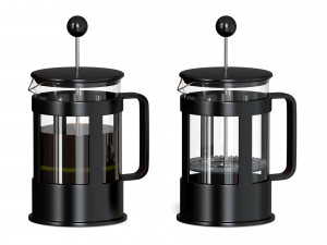 french press Model 3D