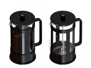 french press Model 3D