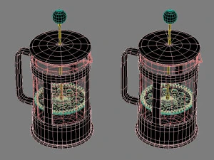 imprensa francesa Modelo 3D