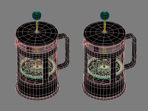 imprensa francesa Modelo 3D