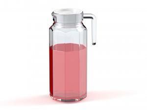 jug and glass 3Dモデル