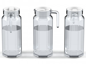 jug and glass 3Dモデル