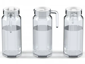 jarro e vidro Modelo 3D