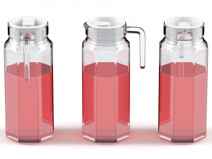 jug and glass 3Dモデル