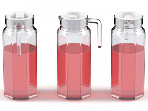 jarro e vidro Modelo 3D