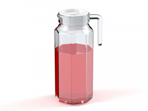 jug and glass 3Dモデル