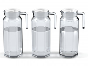 jug and glass 3Dモデル