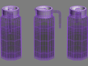 jug and glass 3Dモデル