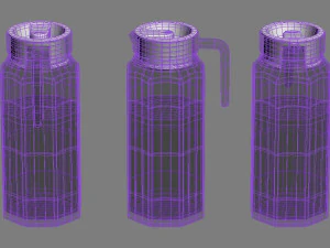 jarro e vidro Modelo 3D