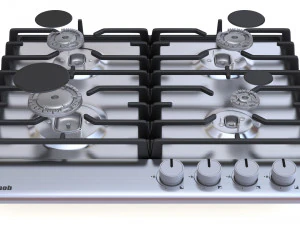 gas hob 3D Model