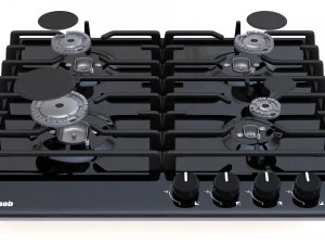 gas hob 3D Model